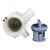 Bild: Ablaufpumpe Bosch 00146094 HANNING mit Pumpenkopf und Sieb für Waschmaschine