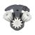 Bild: Antrieb Bosch 00177509 mit Kegelrädern und Metallring für Küchenmaschine