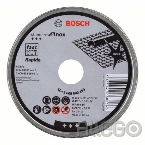 Bild: Bosch TS Dose 10x115,1mm Inox 2608603254 Bosch TS Dose 10x115,1mm Inox 260860325