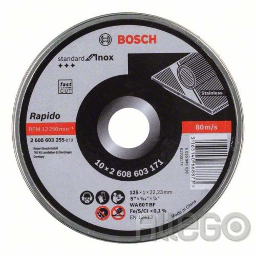 Bild: Bosch TS Dose10x125,1mm Inox 2608603255 Bosch TS Dose10x125,1mm Inox 2608603255