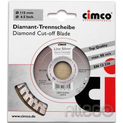 CIMCO Diamanttrennscheibe D=115mm 20 8700