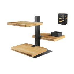 Etagere Holz-Metall 18x12,8x24,5