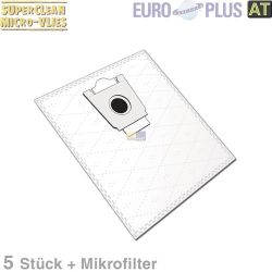 Filterbeutel Europlus S4016 Vlies u.a. für Siemens, Bosch 5 Stk