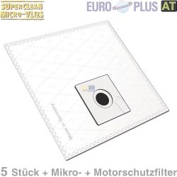 Filterbeutel Europlus X293 Vlies u.a. für Progress P55 5 Stk für Melitta Swirl