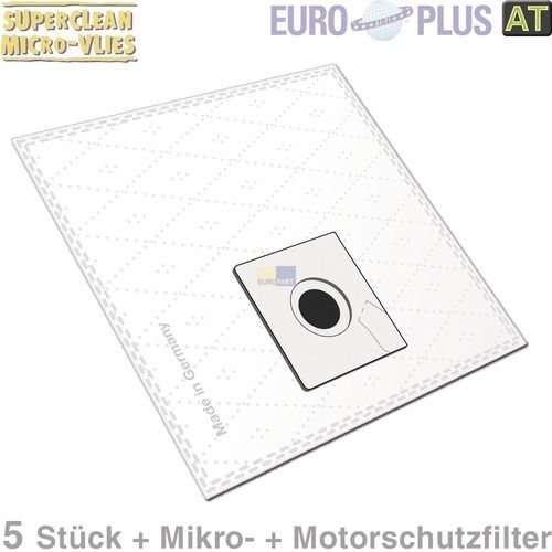 Bild: Filterbeutel Europlus X293 Vlies u.a. für Progress P55 5 Stk für Melitta Swirl