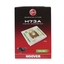 Filterbeutel Hoover 35601738 H73A PureEpa für Staubsauger 4Stk Candy Hoover