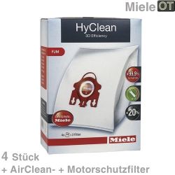 Filterbeutel Miele 9917710 F/J/M HyClean für Bodenstaubsauger 4Stk +