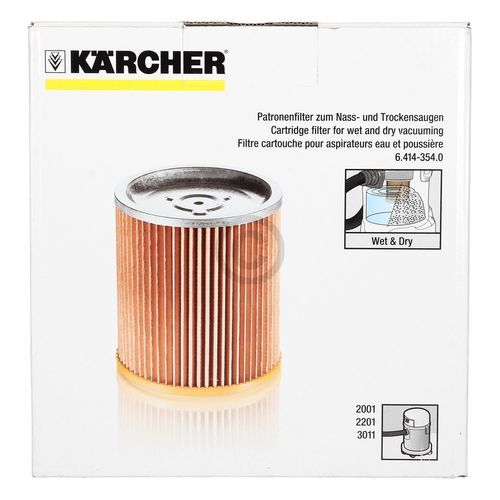Bild: Filterzylinder Kärcher 6.414-354.0 Lamellenfilter für Mehrzwecksauger
