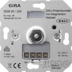 Gira 202800 DALI-Potentiometer Netzteil Einsatz