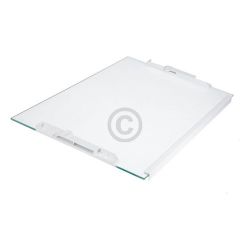 Glasplatte Siemens 00677010 455x288mm mit Leisten für Kühlschrank