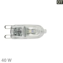 Halogenlampe G9 40W 230V Whirlpool 481010391431 für Backofen