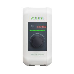 Keba Wallbox P30 c-Serie Green edition 22 kW mit Ladebuchse Typ 2 RFID (121917)