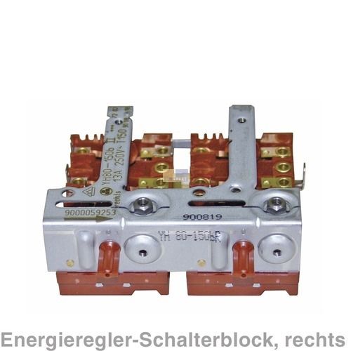 Bild: Kochplattenschalterblock Bosch 00496808 Zweiereinheit YH80-1/50bII rechts