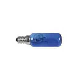 Lampe E14 25W Siemens 00612235 26mmØ 83mm 230-240V blau für Kühlschrank