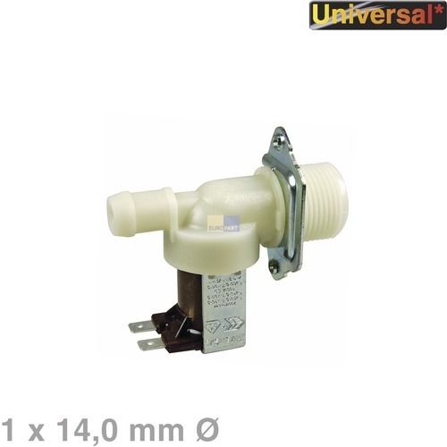 Bild: Magnetventil universal einfach 180° 14,0mmØ für Waschmaschine 645440692