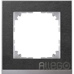Merten Decor-Rahmen 1-fach Schiefer/aluminium MEG4010-3669