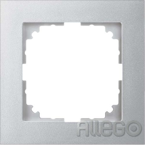 Bild: Merten Rahmen 1fach aluminium MEG4010-3660
