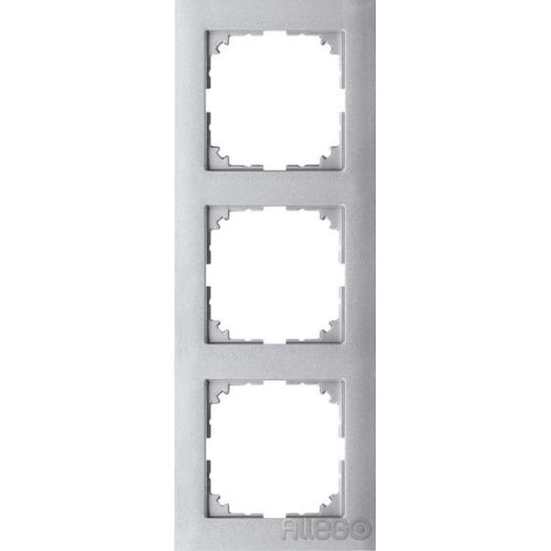 Bild: Merten Rahmen 3fach aluminium MEG4030-3660