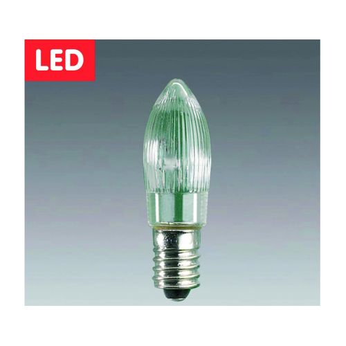 Bild: Rotpfeil LED-Ersatztoplampen, E10, 3er-Karte 8710835690 warmws. LEDs,geriffelt k