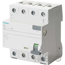 Siemens IS FI-Schutzschalter 40A,3+N,30mA,400V 5SV3344-6KL
