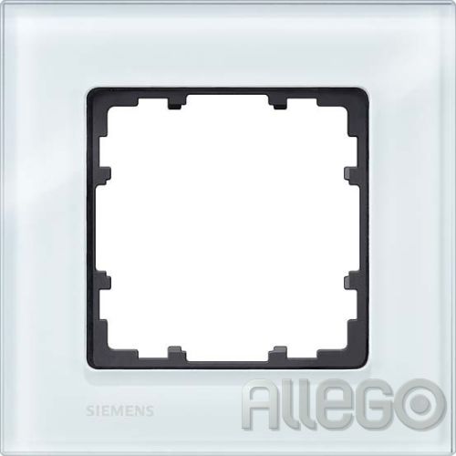 Bild: Siemens IS Rahmen 1-fach Delta Miro Glas 5TG1201