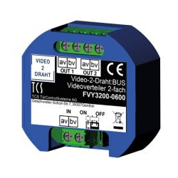 TCS Videoverteiler 2-fach FVY3200-0600