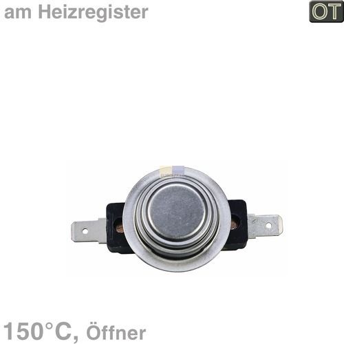 Bild: Temperaturbegrenzer 150°C Bosch 00600158 für Trockner Bosch, Siemens, Neff