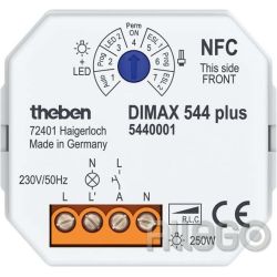Theben UP-Dimmer APP bedienbar f. ESL/230V DIMAX 544 plus P