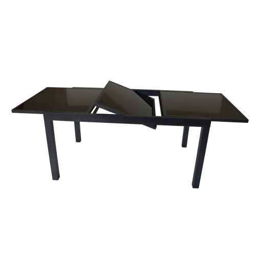 Bild: Tisch Torino Alu schwarz
