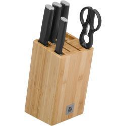 WMF Kineo Messer-Vorteils-Set mit Messerblock, für die asiatische Küche 